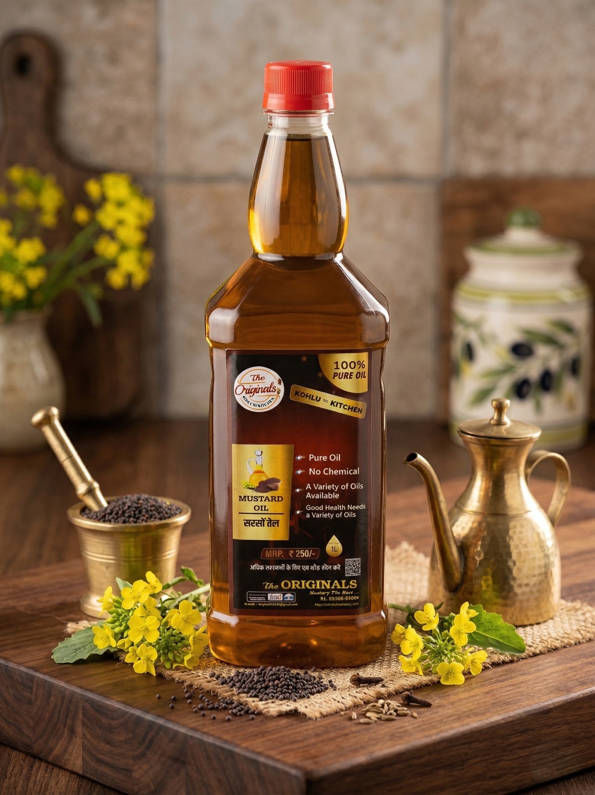 Cold Pressed Mustard Oil